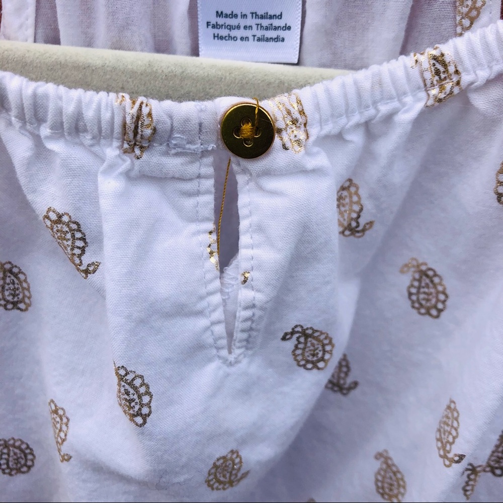 Girls white Carter summer dress, SZ 8 - Picture 5 of 6